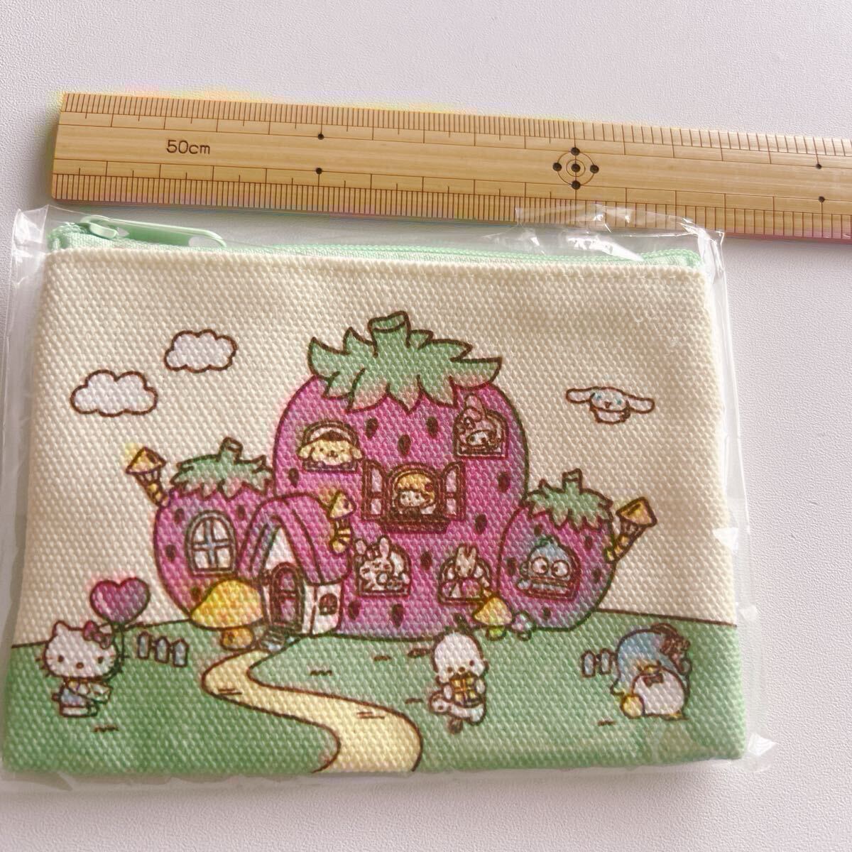 サンリオ セブンイレブン ポーチ 新品 キティ ハンギョドン マロンクリーム マイメロ シナモン ポムポムプリンポチャッコ いちご_画像4