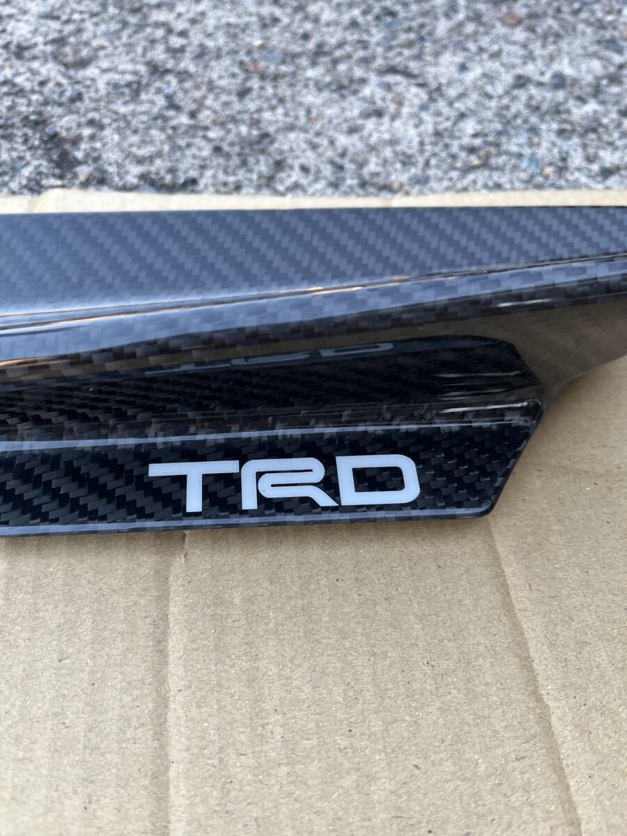 【希少】86 TRD フロントフェンダー エアロカーボンフィン トヨタ TOYOTA ZN6 ハチロク カーボン ドライカーボン 左右セット BRZ ZC6 純正_画像8