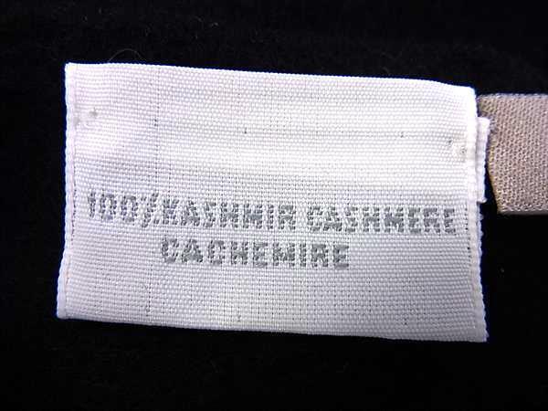 アニオナ マフラー - カシミア100% - フリンジ ブラック【本物保証】_画像5