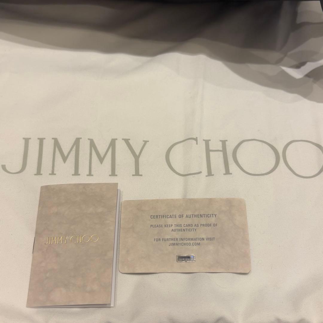 【未使用級/超レア】ジミーチュウ　リュック　スタースタッズ　レザー 黒　大容量_画像10