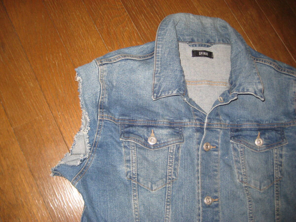 カスタムGベスト4ポケットデニムベストです。_画像5