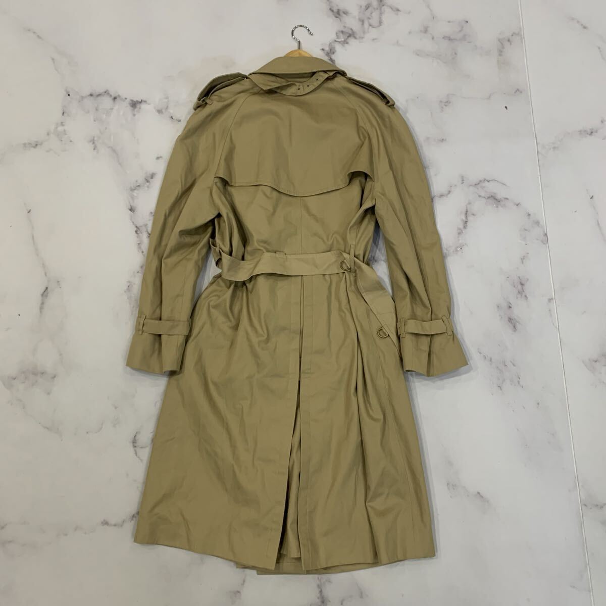 A ▼ ヴィンテージ / 洗練されたデザイン CHAPS by RALPH LAUREN チャップス ラルフローレン 70s トレンチコート 42R ウィメンズ アウター_画像2