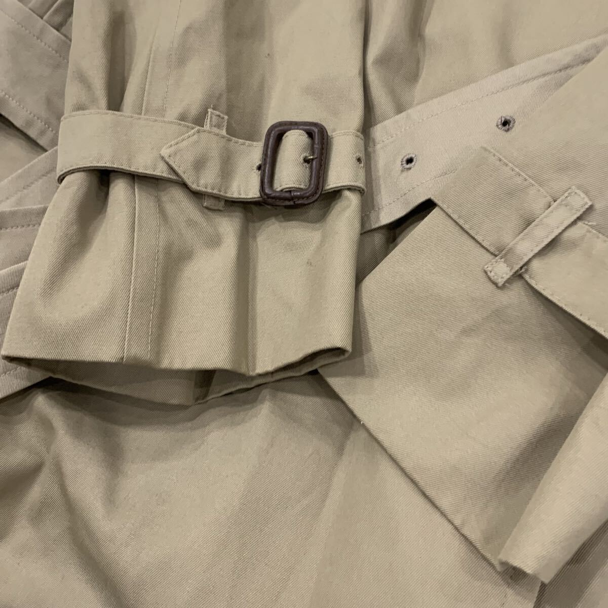 A ▼ ヴィンテージ / 洗練されたデザイン CHAPS by RALPH LAUREN チャップス ラルフローレン 70s トレンチコート 42R ウィメンズ アウター_画像9