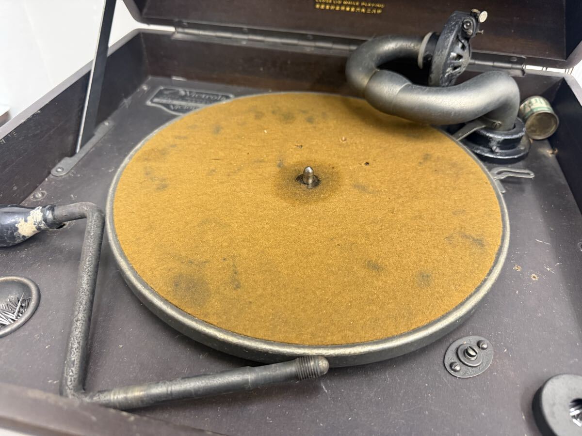 DMM0.5/4 Victor Victor патефон настольный Victrola vi kto роллер J1-50 предварительный игла имеется Showa Retro античный Vintage 