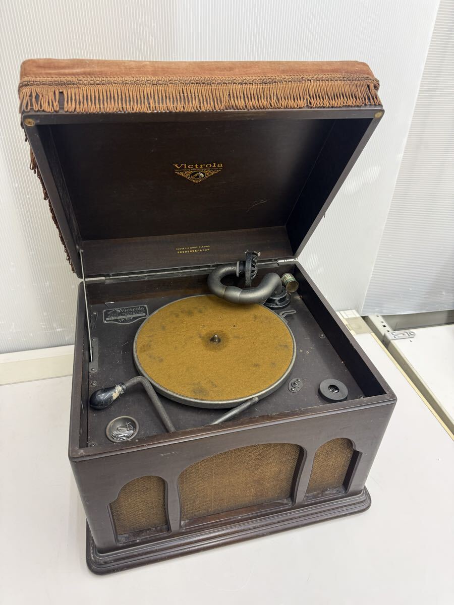 DMM0.5/4 Victor Victor патефон настольный Victrola vi kto роллер J1-50 предварительный игла имеется Showa Retro античный Vintage 