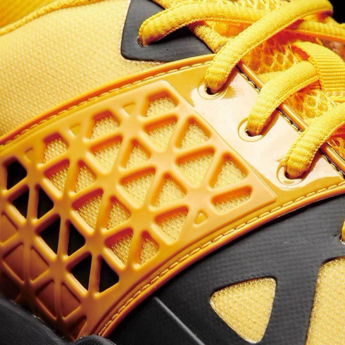 最終処分価格!アディダス・バドミントンシューズ!27.0cm!ウバシャルF6 ソーラーゴールド!最終価格!残り2足!!_画像5