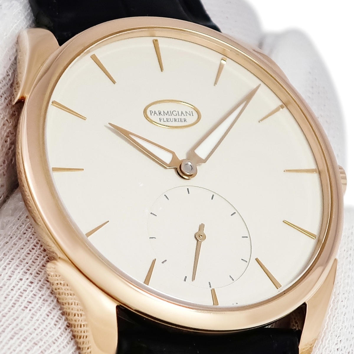 【3年保証】 パルミジャーニ・フルリエ トンダ 1950 PFC288-1002400-HA1241 K18RG無垢 バー スモールセコンド 自動巻き メンズ 腕時計_画像4