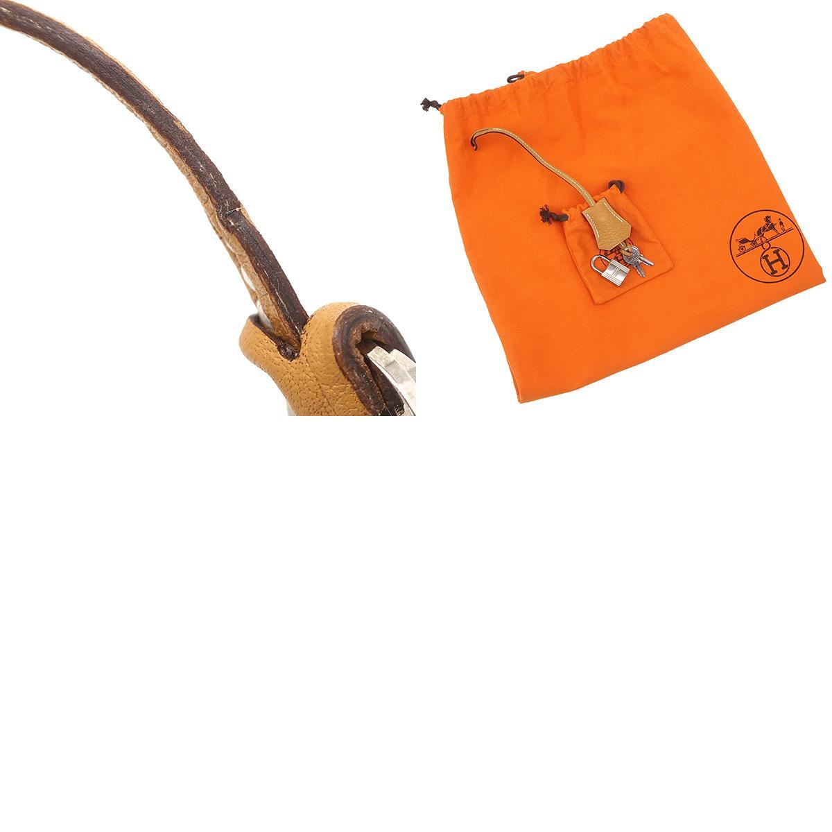 エルメス ハンドバッグ オータクロア32 フィヨルド ブラウン 茶_画像10