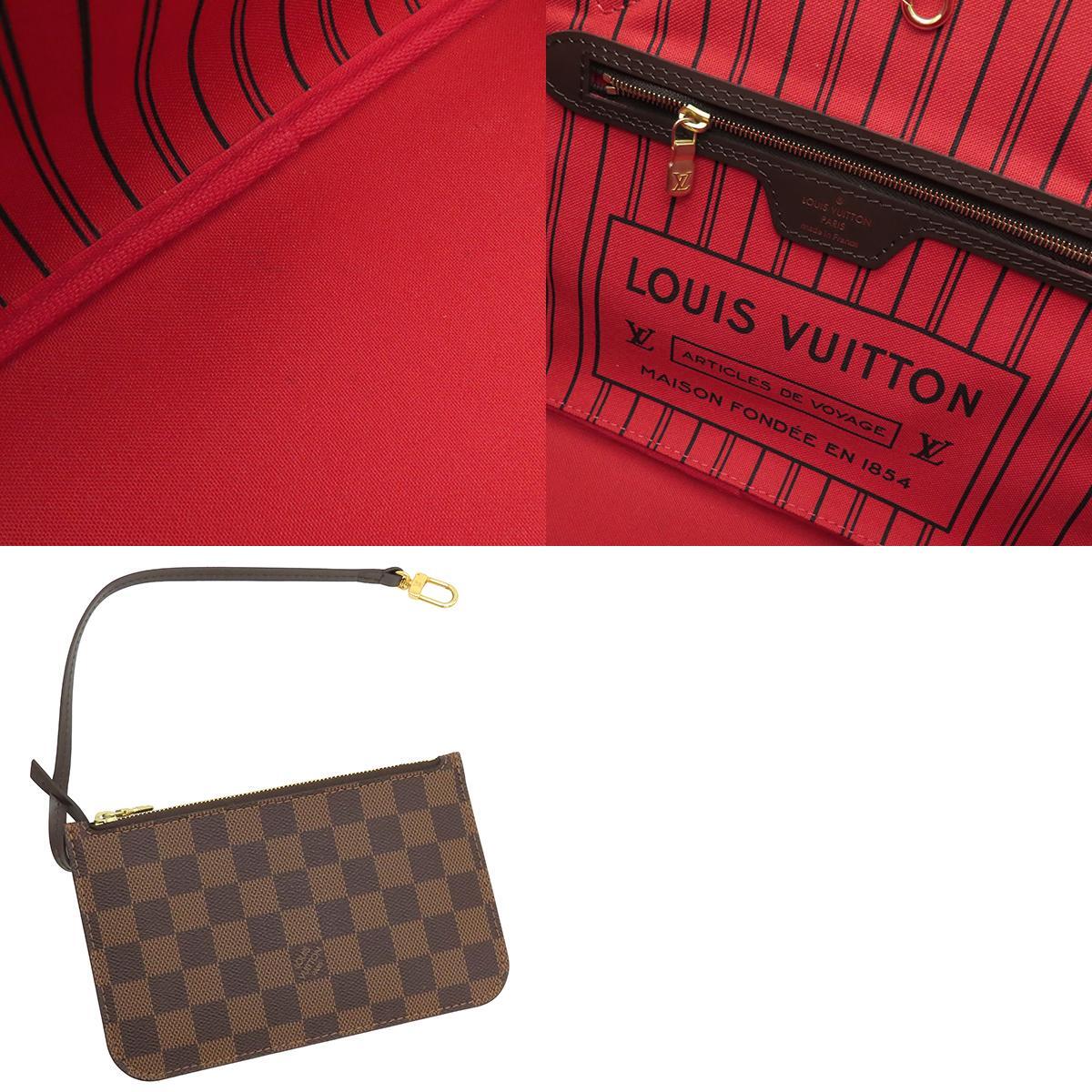 Louis Vuitton большая сумка neva- полный PM Damier парусина N41359 чай ручная сумочка 