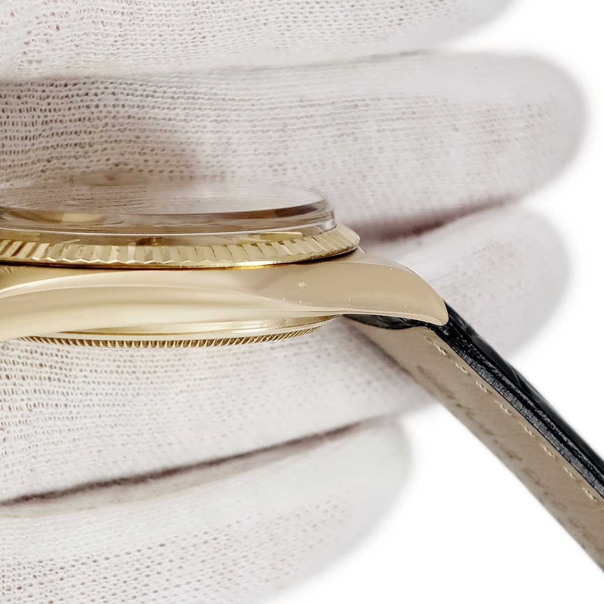 【3年保証】 ロレックス デイトジャスト 36 1601 OH済 29番台 K18YG無垢 シャンパン バー ヴィンテージ 自動巻き メンズ 腕時計_画像6