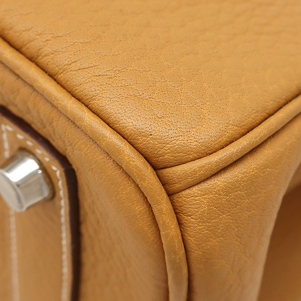 エルメス ハンドバッグ オータクロア32 フィヨルド ブラウン 茶_画像5