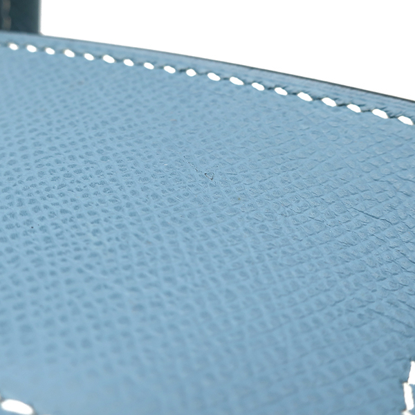 エルメス ハンドバッグ オータクロア28 ヴォーエプソン ブルー 水色_画像7