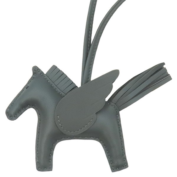  Hermes сумка очарование Rodeo PM Pegasus anyo-miro зеленый темно-зеленый одиночный цвет 