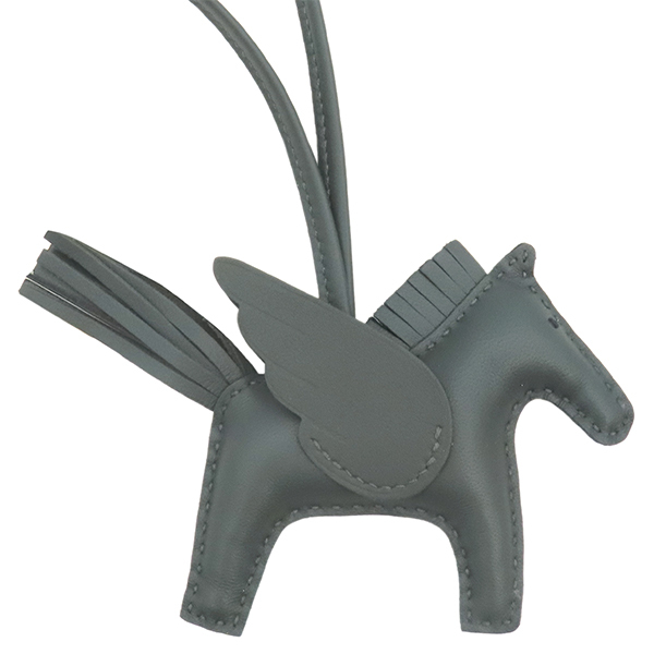  Hermes сумка очарование Rodeo PM Pegasus anyo-miro зеленый темно-зеленый одиночный цвет 