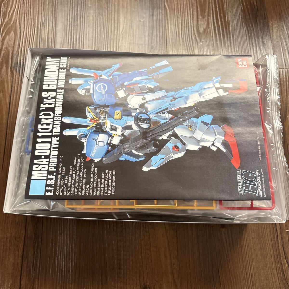 MSA-0011（Ext） Ex-S ガンダム （1/144スケール HGUC 029 ガンダム・センチネル 0109463） 未組立_画像2