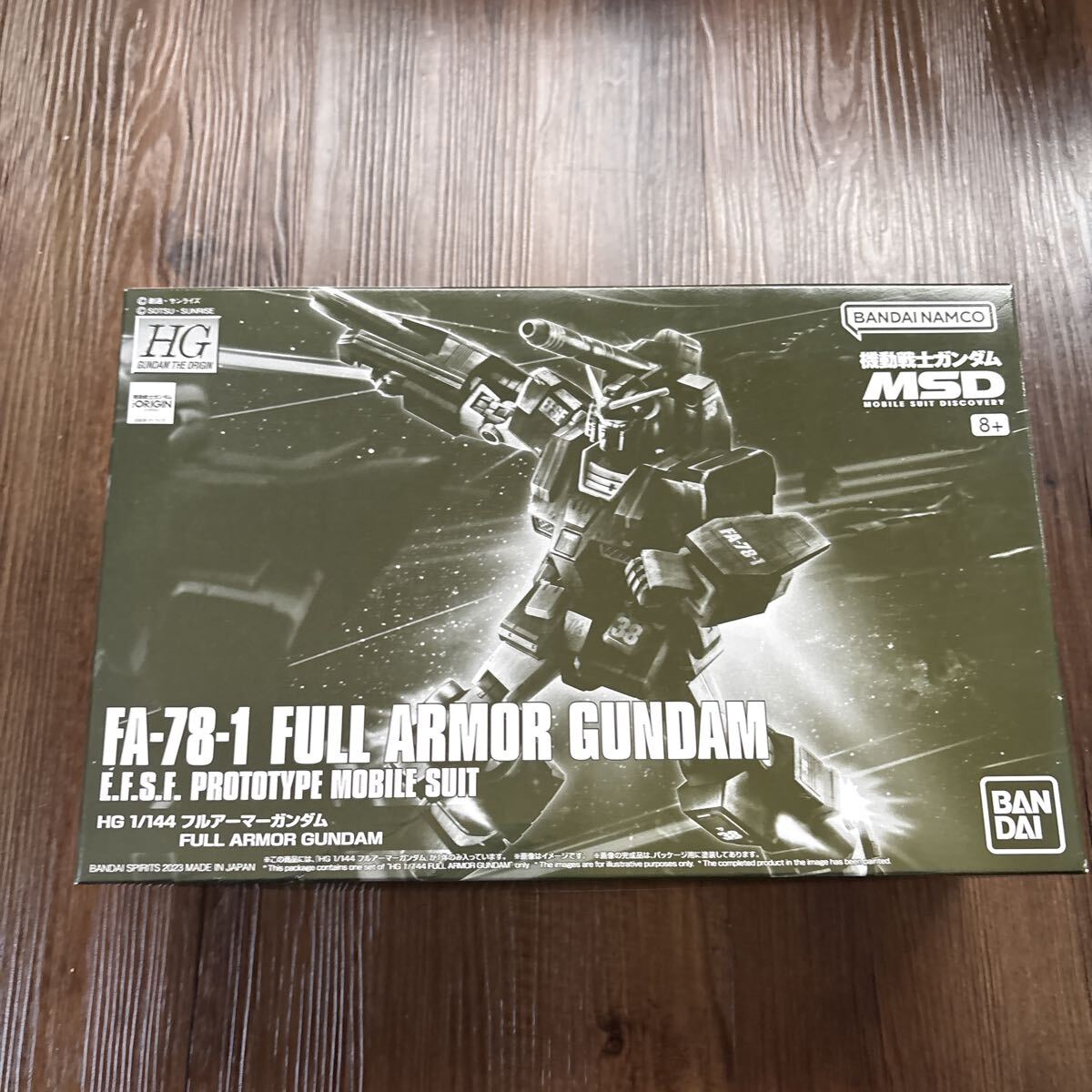 BANDAI SPIRITS HG 1/144 フルアーマーガンダム 機動戦士ガンダム MSD 未組立品 バンダイスピリッツ プラモデル 未組立_画像1