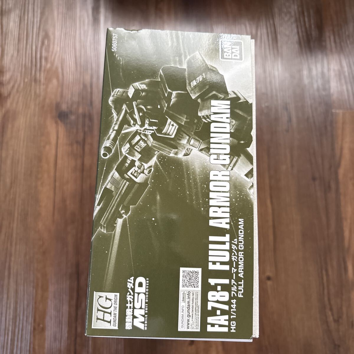 BANDAI SPIRITS HG 1/144 フルアーマーガンダム 機動戦士ガンダム MSD 未組立品 バンダイスピリッツ プラモデル 未組立_画像5