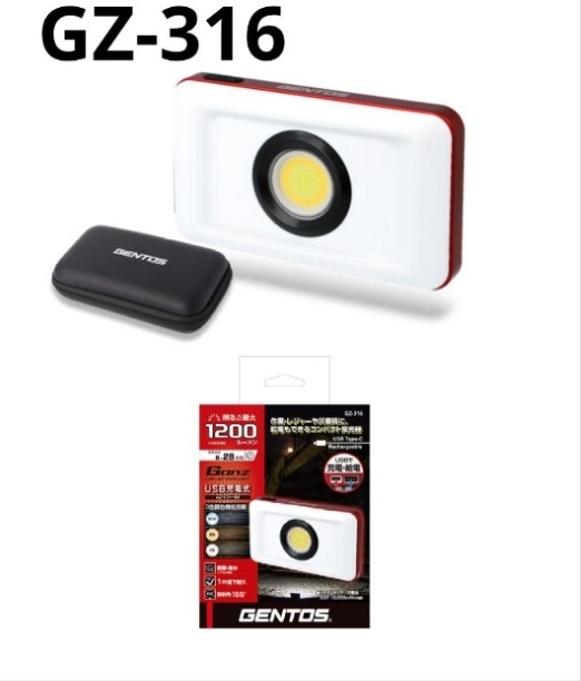 GZ-316 USB заряжающийся прожекторное освещение 1200 люмен ④