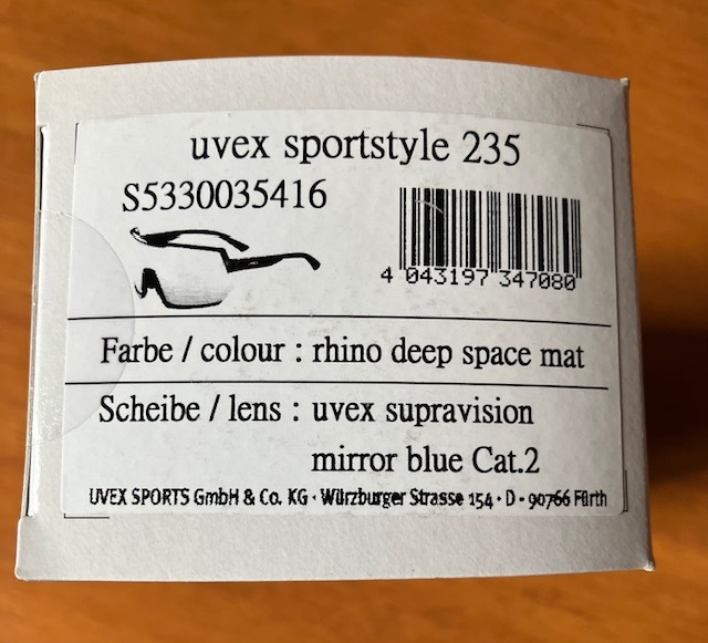 UBEX ウベックス サングラス sportstyle 235 UV400ミラーレンズ （未使用品）_画像6