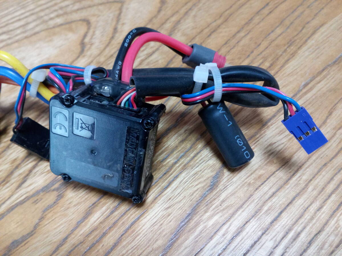  Sanwa производства SUPER VORTEX SPORT бесщеточный усилитель оригинальная коробка инструкция есть + Tamiya производства TBLM-02S бесщеточный motor комплект 