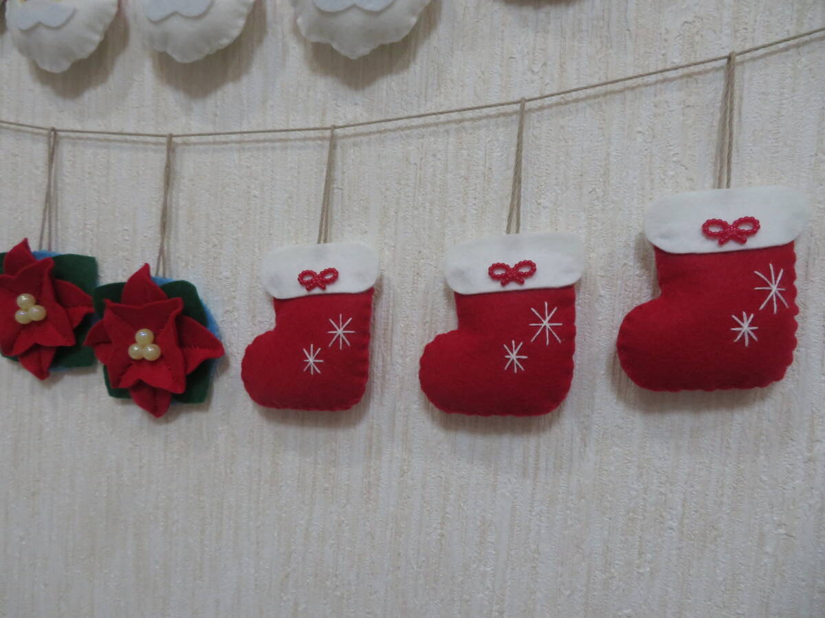 ★ハンドメイド＊フェルトミニオーナメント＊クリスマス25個セット⑤★_画像9