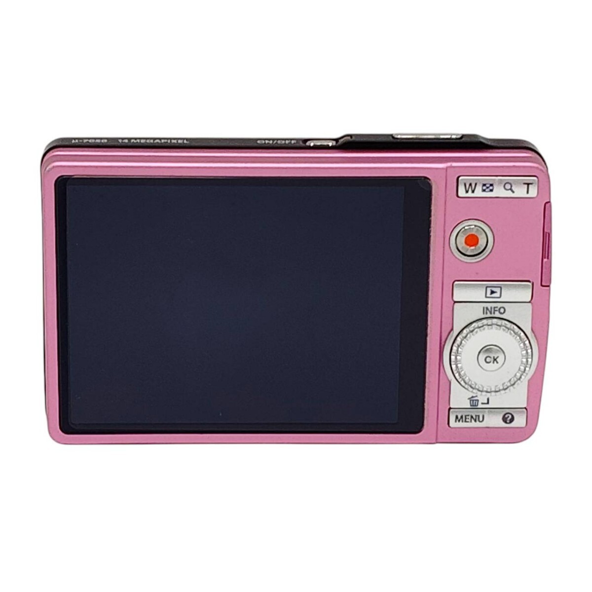 S-00094 OLYMPUS Olympus μ-7050 Mu 7050 14MP 5.0-35.0mm 1:3-5.9 розовый цифровая камера работоспособность не проверялась 10