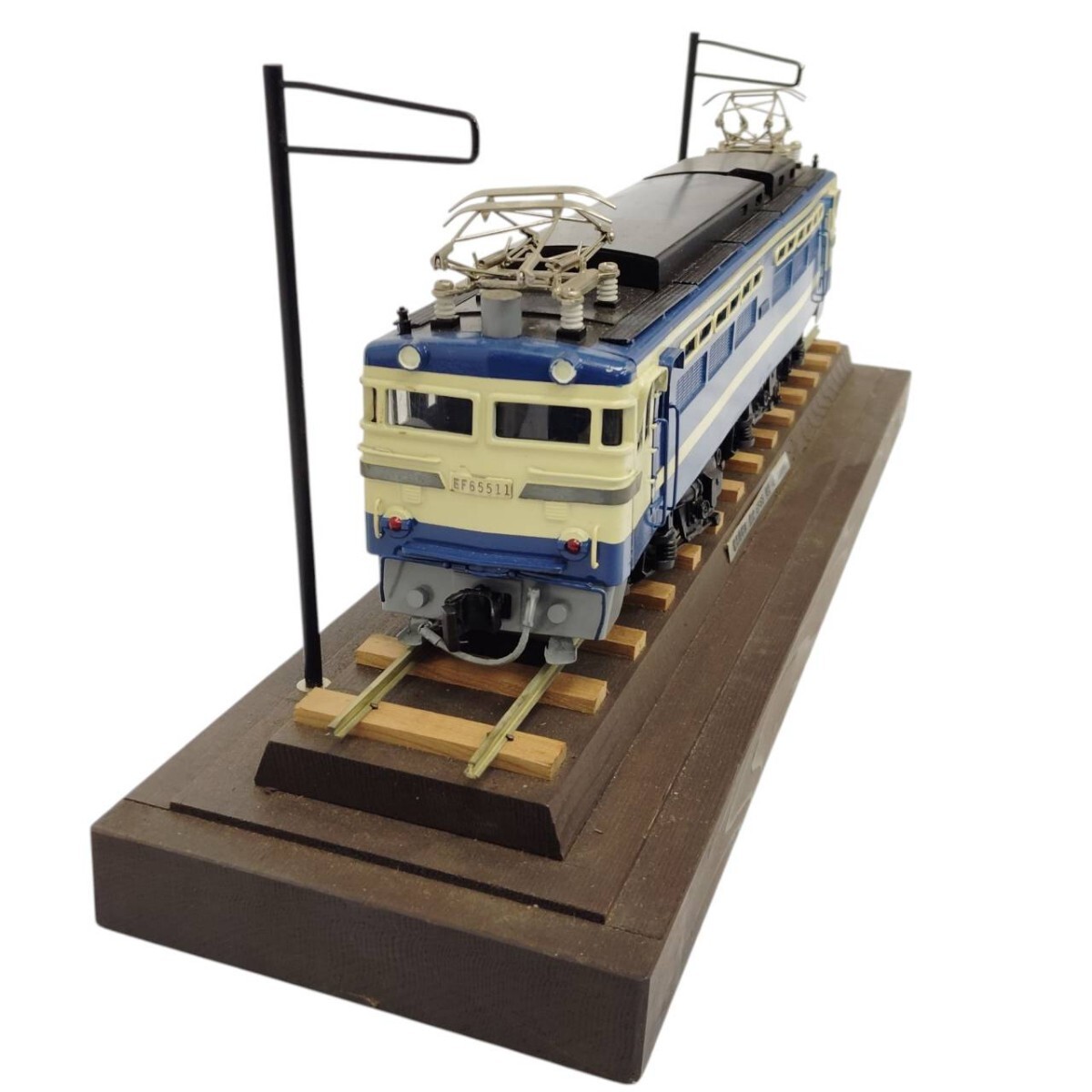 S-01039 国鉄 EF65形 電気機関車 ディスプレイモデル 銘板付 特急色 EF65 511 鉄道模型 記念品 JNR 08_画像1