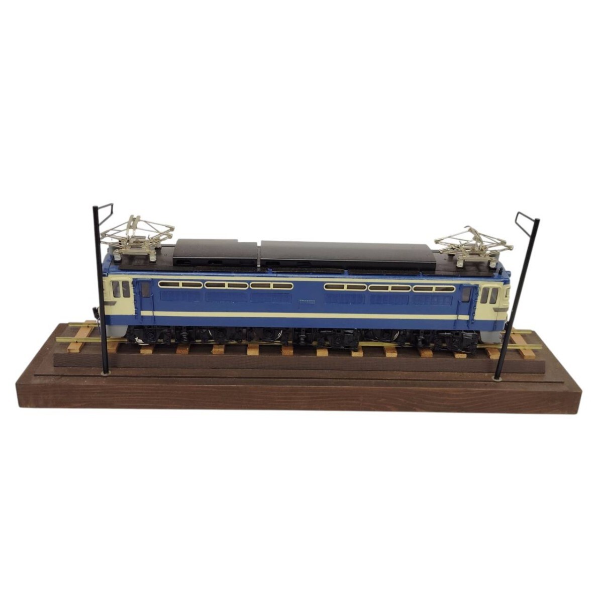 S-01039 国鉄 EF65形 電気機関車 ディスプレイモデル 銘板付 特急色 EF65 511 鉄道模型 記念品 JNR 08_画像3