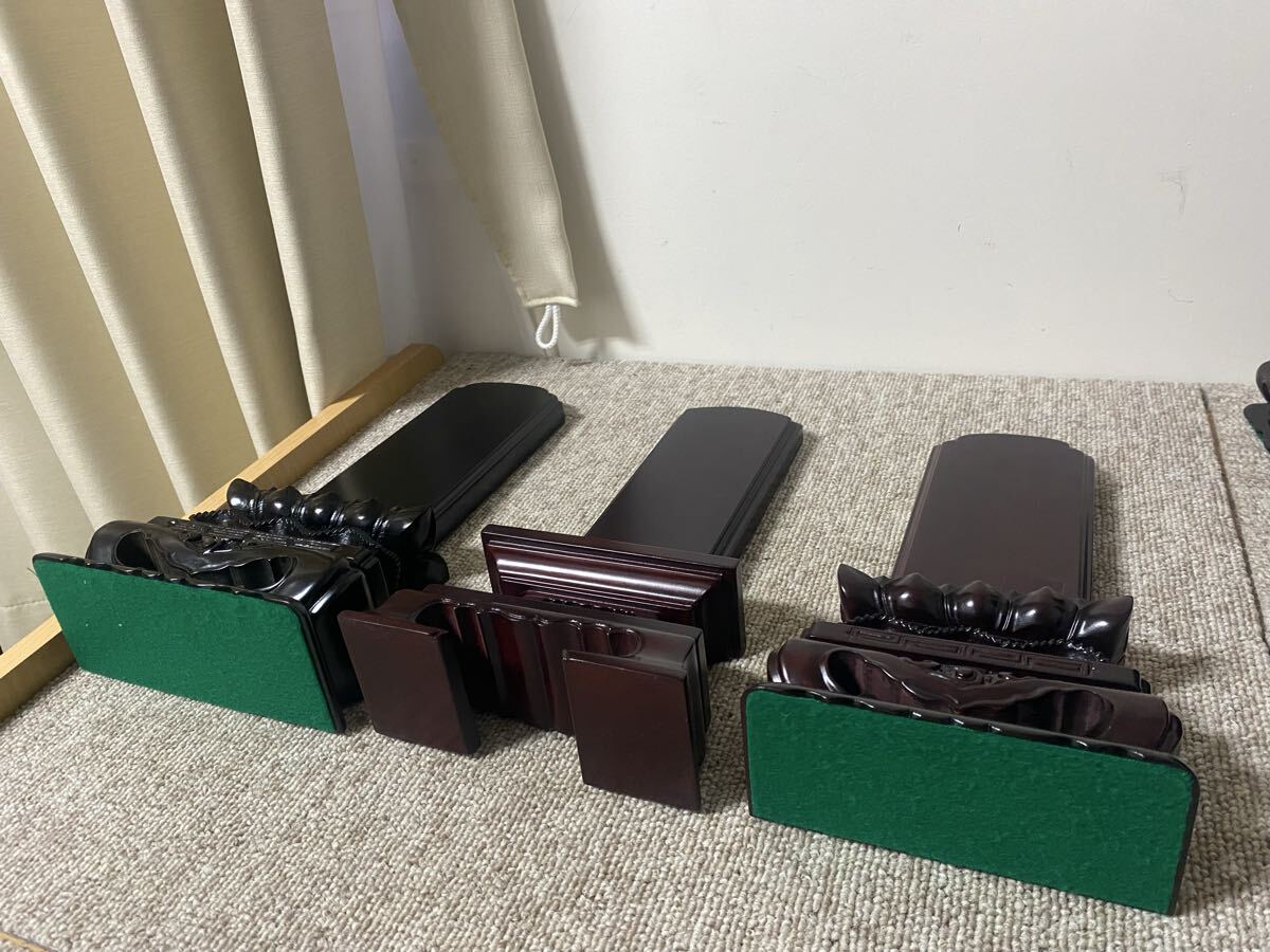  мемориальная табличка ( предметы для домашнего буддийского алтаря ) фиолетовый .( черное дерево ) karaki мемориальная табличка ( высококлассный мемориальная табличка ) прекращение деятельности предметы для домашнего буддийского алтаря из магазина ( текущее состояние лот )