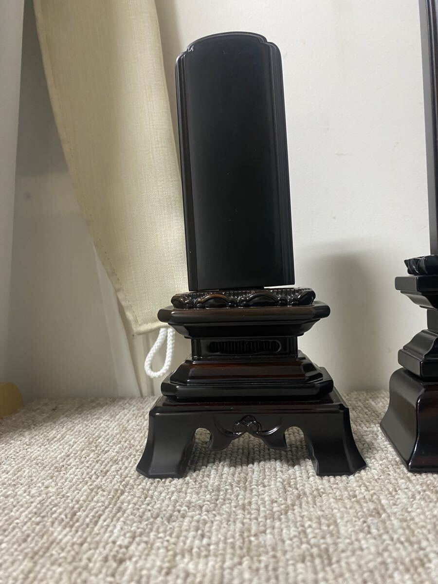 мемориальная табличка ( предметы для домашнего буддийского алтаря ) фиолетовый .( черное дерево ) karaki мемориальная табличка ( высококлассный мемориальная табличка ) прекращение деятельности предметы для домашнего буддийского алтаря из магазина ( текущее состояние лот )⑤