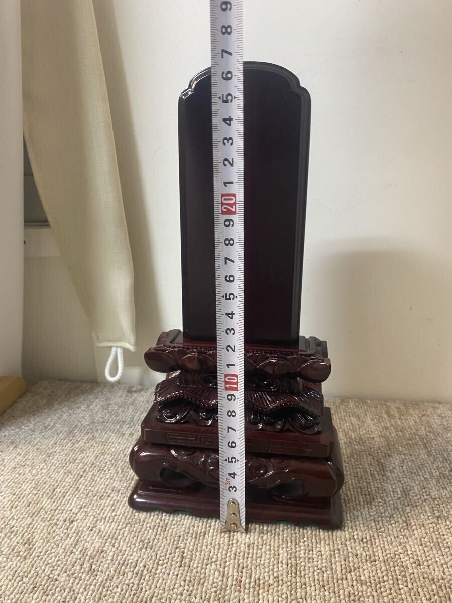 мемориальная табличка ( предметы для домашнего буддийского алтаря ) фиолетовый .( черное дерево ) karaki мемориальная табличка ( высококлассный мемориальная табличка ) прекращение деятельности предметы для домашнего буддийского алтаря из магазина ( текущее состояние лот ) цена . имеется