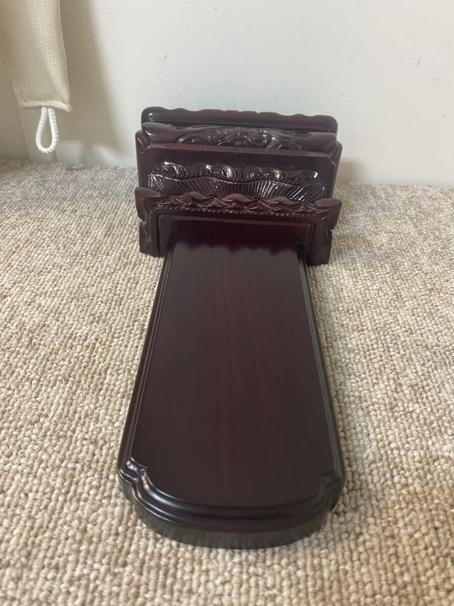  мемориальная табличка ( предметы для домашнего буддийского алтаря ) фиолетовый .( черное дерево ) karaki мемориальная табличка ( высококлассный мемориальная табличка ) прекращение деятельности предметы для домашнего буддийского алтаря из магазина ( текущее состояние лот ) цена . имеется 