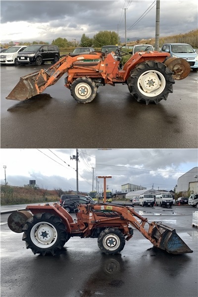  Aomori departure Kubota трактор L1-26 старт проверка settled фронтальный погрузчик задний вес 4WD дизель распродажа!!
