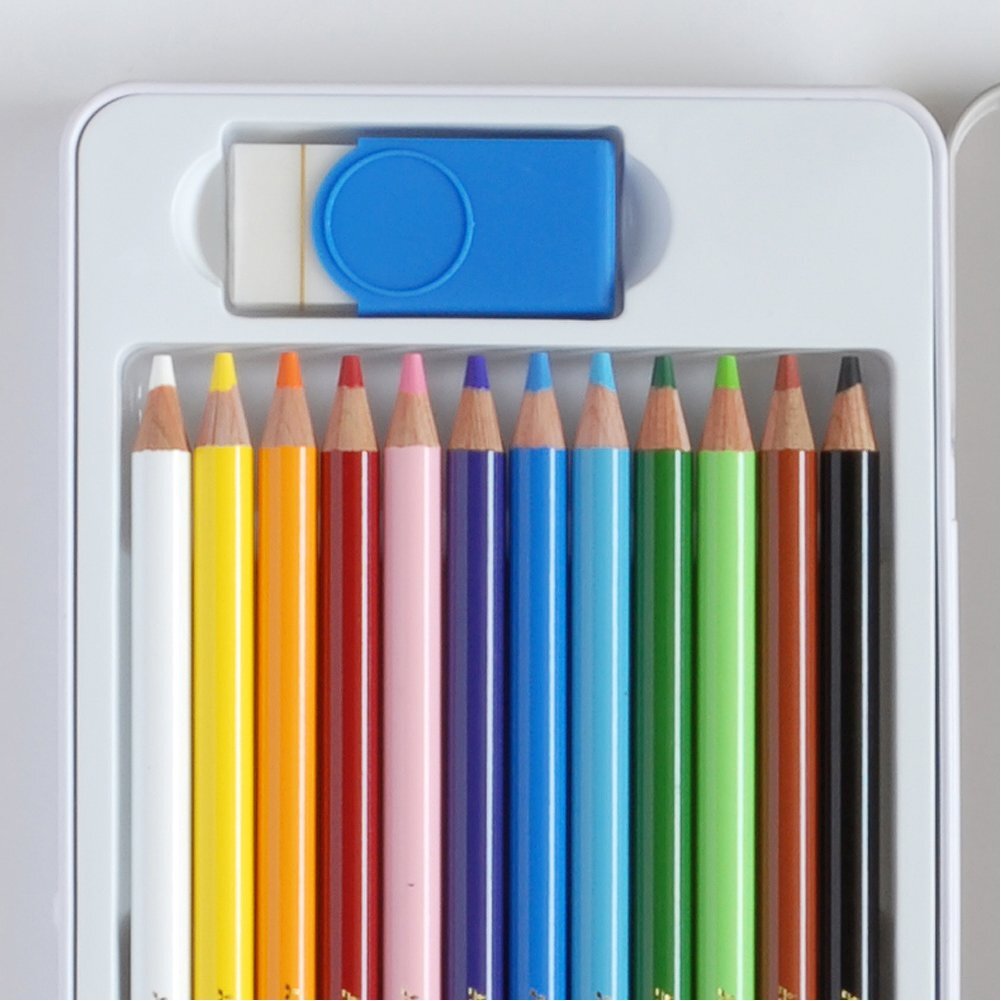 三菱鉛筆 消せる色鉛筆 ユニアーテレーズカラー 12色 UAC12C_画像3