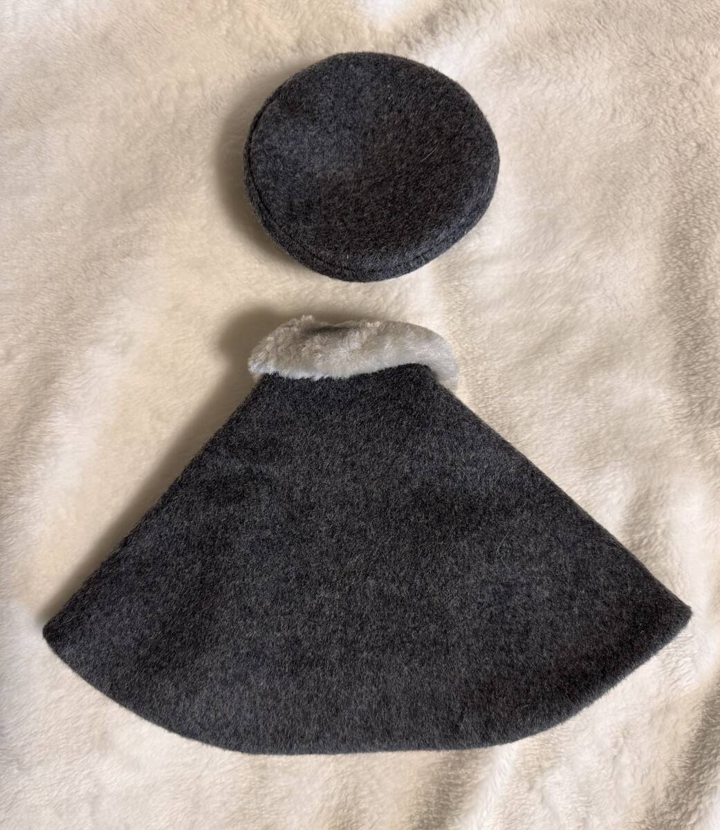 MSD SDM女子サイズ 灰ばら女学院 初等科冬制服 靴下　ケープコート 帽子 ボークス製_画像3