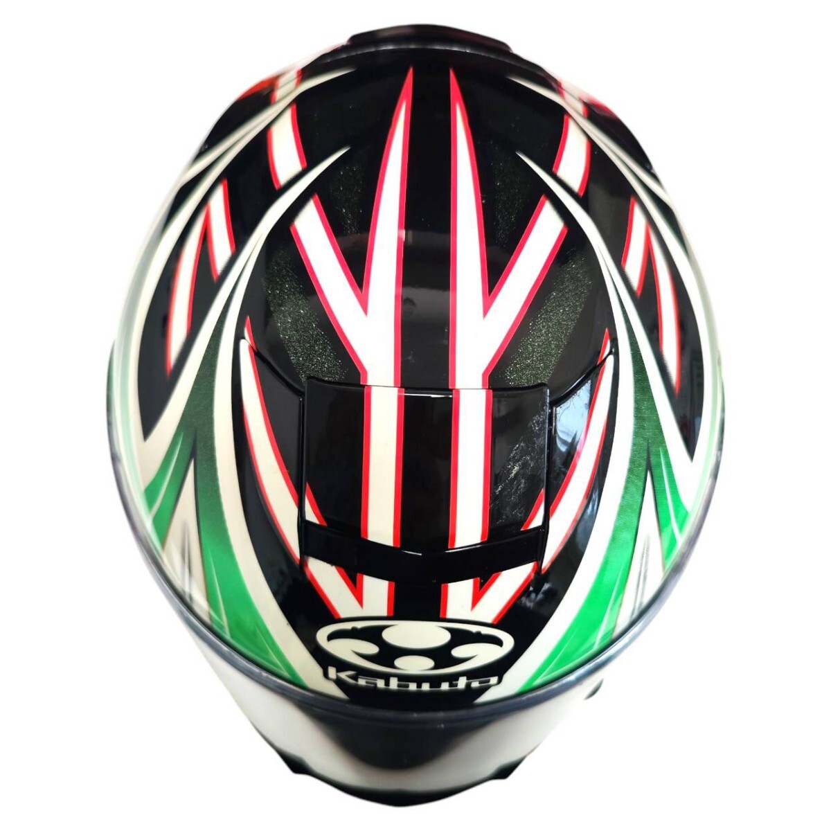 OGK kabuto RT-33 ライムグリーン/オレンジ　Lサイズ_画像6