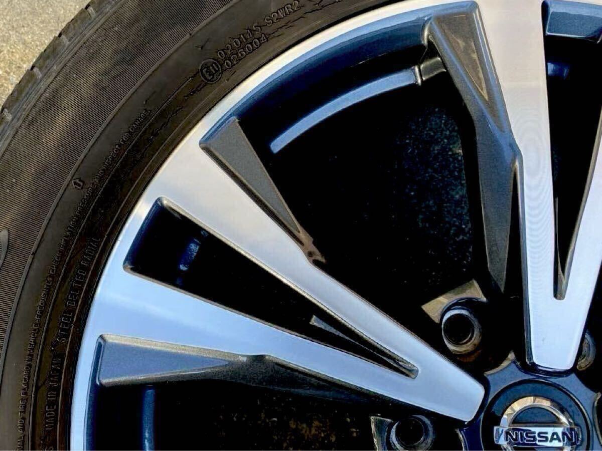 日産 エクストレイル T32 後期 純正　アルミホイール　タイヤ付　18インチ 7J+45 PCD114.3 5H 1本　225/60R18 中古品 _画像2