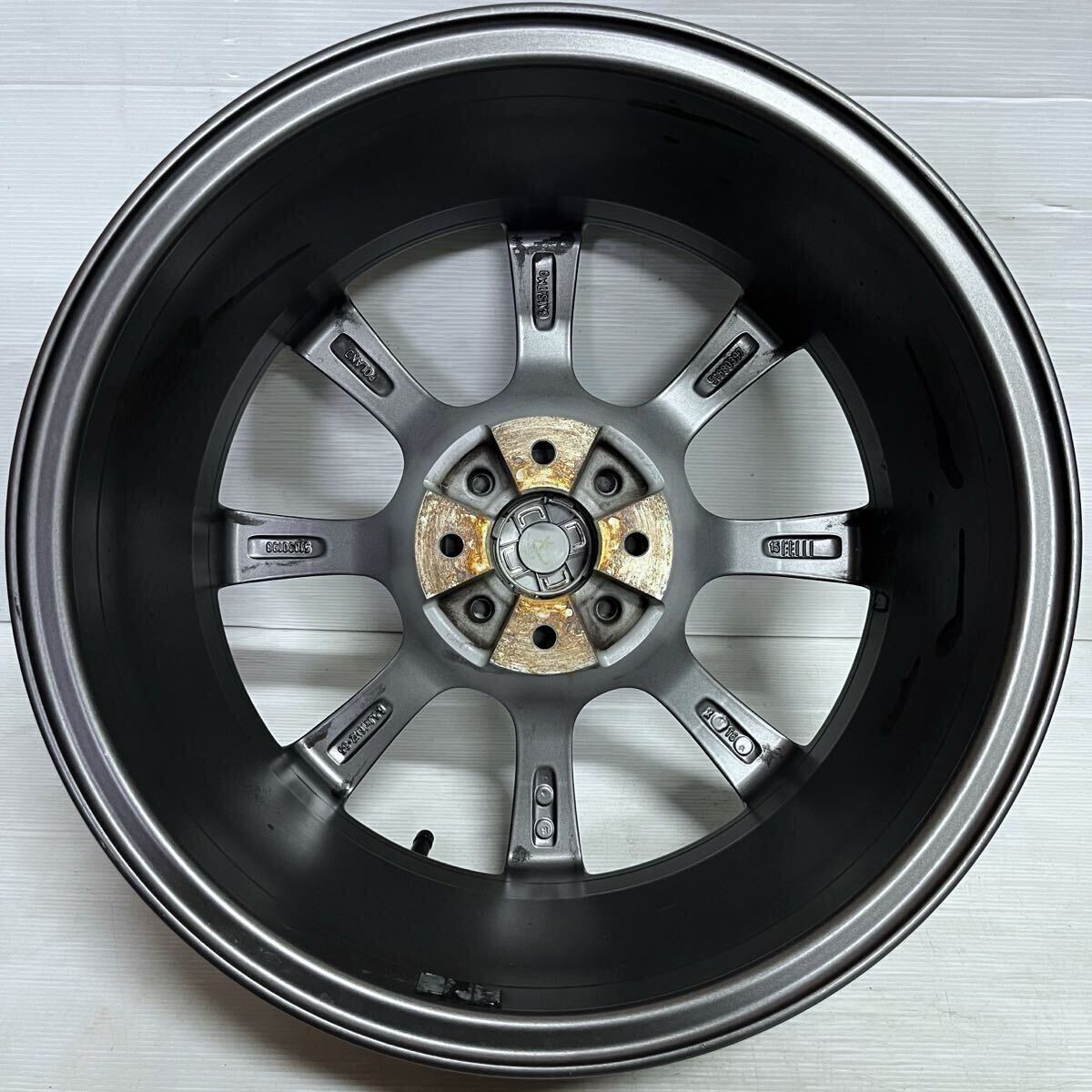 美品!センターキャップ付★アバルト 595 純正 8スポーク★PCD98 6.5J+35★ABARTH FIAT フィアット 500 500C 500S チンクエチェント プント_画像8