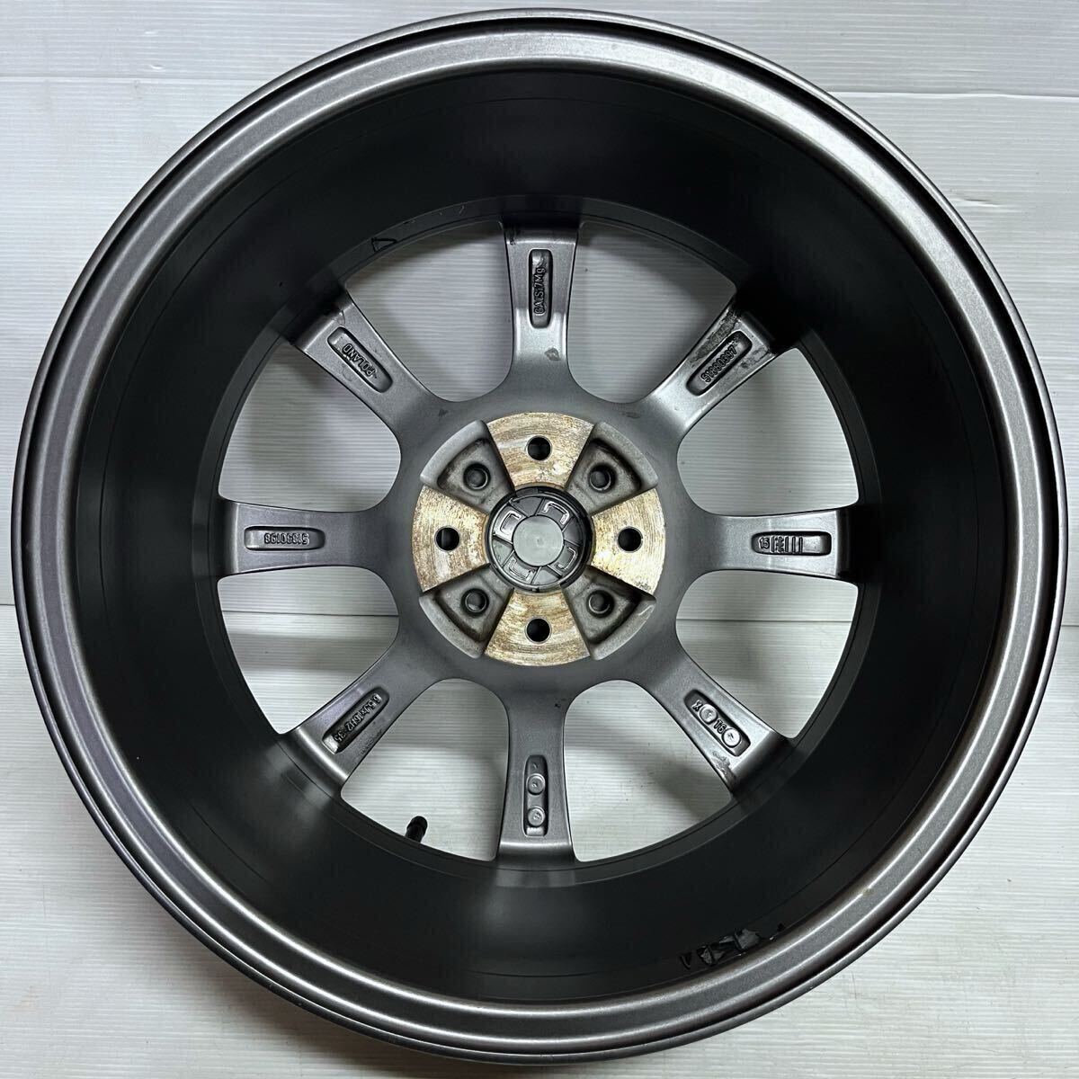 美品!センターキャップ付★アバルト 595 純正 8スポーク★PCD98 6.5J+35★ABARTH FIAT フィアット 500 500C 500S チンクエチェント プント_画像9