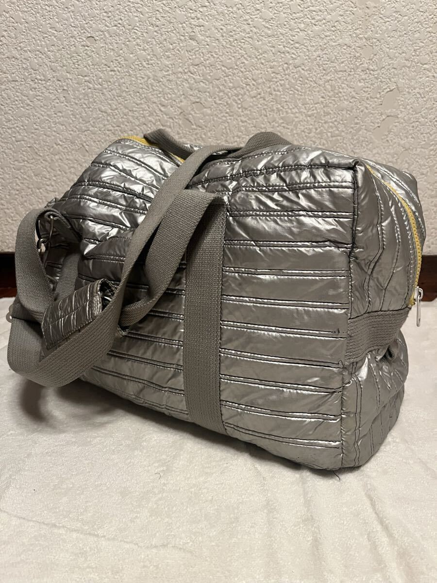 レア ボストンバッグ ミッキーマウス キリン レモン KIRIN Disney 当時物 ディズニー ショルダーバッグ レトロ 昭和 コレクション バッグ_画像3