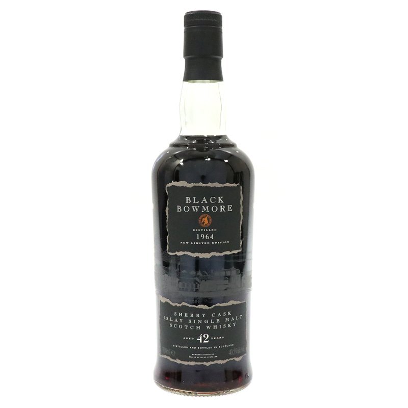 ◆ 未開栓 / 送料無料 ◆ BLACK BOWMORE ブラックボウモア 42年 1964 シェリーカスク 世界827本限定 ◆ 700ml / 40.5% ◆ 木箱 紙箱 ◆_画像2