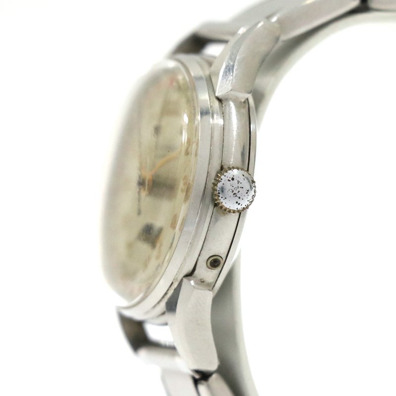 ◆ 送料無料 ◆ ORATOR / オレーター ◆ トリプルカレンダー ムーンフェイズ 腕時計 手巻き ステンレス シルバー文字盤 稼動品 社外ベルト_画像2