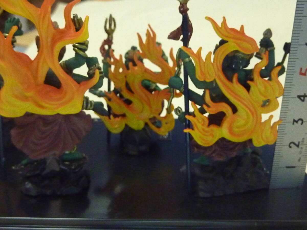 五大明王5種セット クリアケース付■仏像不動明王/降三世明王/軍荼利明王/大威徳明王/金剛夜叉明王■カバヤ世界の神話仏教神話編フィギュア_画像10