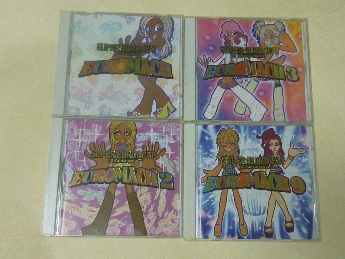 CD４枚■スーパーユーロビート ユーロマッハ1.2.3.9■送料185円■クラブ/ダンス系■SUPER EUROBEAT EUROMACH■エイベックスavex_画像1