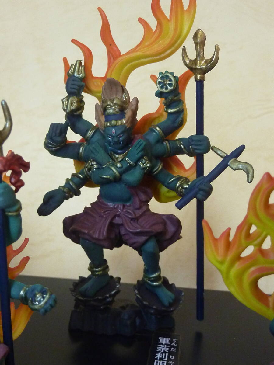 五大明王5種セット クリアケース付■仏像不動明王/降三世明王/軍荼利明王/大威徳明王/金剛夜叉明王■カバヤ世界の神話仏教神話編フィギュア_画像4