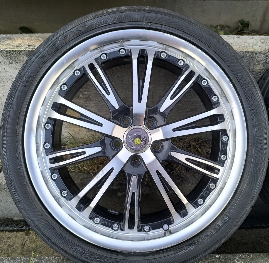 ENKEI GIOVE 18インチ 7J +50 PCD100 5穴 4本セット エンケイ ジオーブ_画像2