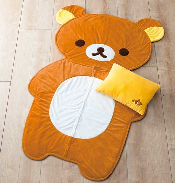 ☆送料無料（一部地域除く）☆リラックマ シュラフ 枕付き _画像2