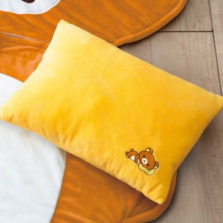 ☆送料無料（一部地域除く）☆リラックマ シュラフ 枕付き _画像3