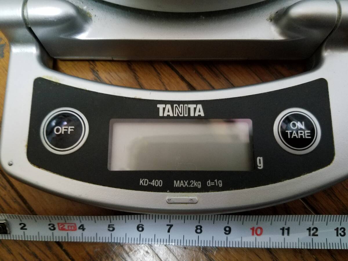 【雑貨】 TANITA デジタルクッキングスケール 2kg KD-400 計量器　動作確認済み_画像3