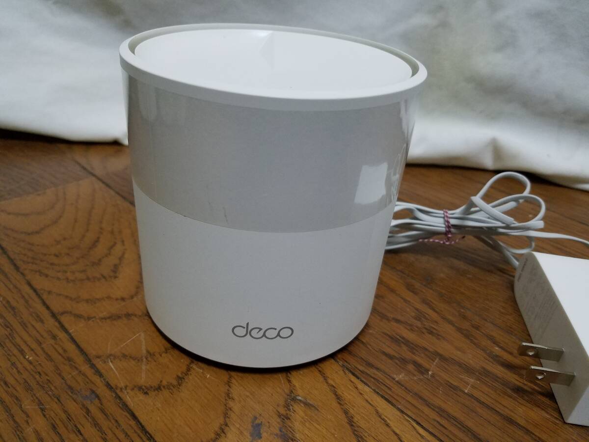 【家電】 TP-Llink Deco X50 AX3000 メッシュ Wi-Fi ルーター 通電確認のみ　(No.4)_画像3